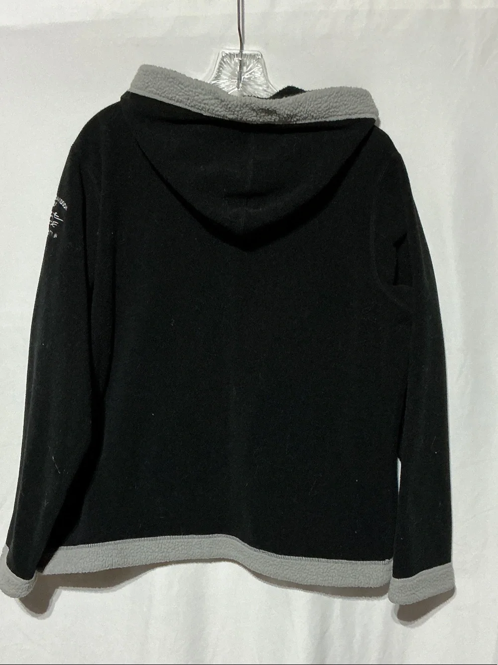 Harley-Davidson Womens Black Fleece Hoodie With Logo Sz XL